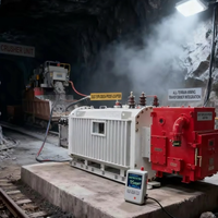 Subestación a Prueba de Explosiones para Minería de 2000 kVA, 11 kV 6.6 kV a 1140 V 660 V, Transformador Móvil a Prueba de Explosiones con Salida Multicircuito