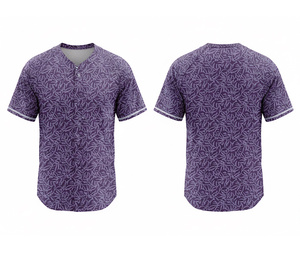 ผู้จัดจำหน่ายเสื้อเบสบอลแบบสั่งทำพิเศษด้วยเทคนิคการพิมพ์แบบ Dye Sublimation จำนวนมาก |   ชุดเบสบอลทีมพร้อมโลโก้และหมายเลขแบบกำหนดเอง |   โพลีเอสเตอร์ที่ระบายอากาศได้ดี - Product Image 3