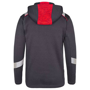 เสื้อฮู้ดซิปสะท้อนแสงโพลีเอสเตอร์แบบ Hi-Vis ปรับแต่งได้สำหรับงานก่อสร้าง เสื้อฮู้ดซิปแบบมองเห็นได้ชัดเจน - Product Image 2