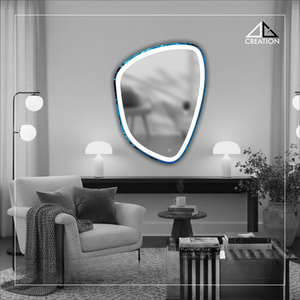 Agregue elegancia moderna a cualquier habitación con espejo de Marco SS PVD elaborado con Durable Premium SS 304 con martillo llamativo - Product Image 6