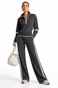 Survêtement de sport 2-en-1 respirant et à séchage rapide pour femme enceinte, grande taille, idéal pour l'entraînement sportif en hiver - Product Image 4