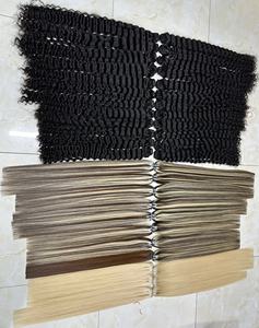 Vente chaude Produits 2025 Cheveux Vierges Bruts Double Dessiné Frontal Dentelle Frontale Cheveux Humains Fabriqué au Vietnam dentelle Toutes Couleurs - Product Image 6