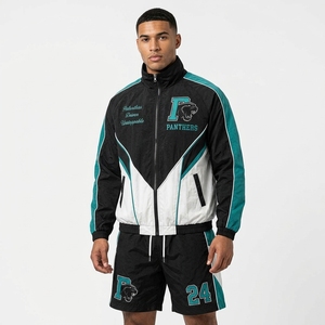 Custom Windbreaker Jacket <b>Shorts</b> Tracksuit Set for Teams Clubs Academies OEM ODM Sportswear Apparel Manufacturer - Product Image 1