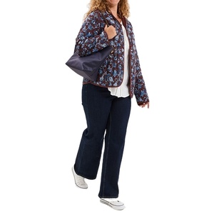 Chaqueta Acolchada Reversible Marrón para Mujer, Talla Grande, Ligera y Cálida para Invierno, Abrigo Casual de Doble Cara, Prenda Exterior Moderna y a la Moda - Product Image 3