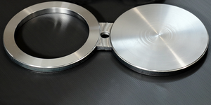 ASME B16.48 12" 600# Polished Spectacle Blind <b>Spacer</b> Flange Super Duplex UNS S32750 C-Way 34MM Bolt Hole - Product Image 4