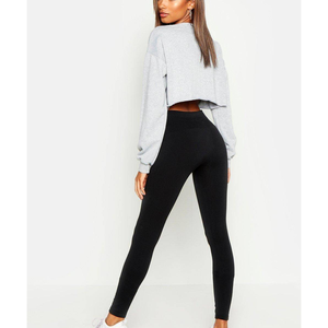 Vêtements de sport personnalisés : Leggings taille haute, ensemble de yoga modeste, bas de tenue très élastique, extensible dans les 4 sens, sexy, pour femme, fitness et activewear - Product Image 2