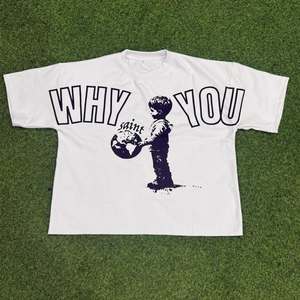 Camiseta gráfica personalizada para hombre, estilo streetwear, corte holgado, anti-pilling, de secado rápido, 100% algodón de alta calidad, para hombre, corte relajado. - Product Image 4