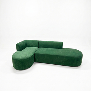 L Shape <b>Sofa</b> Natural <b>Wood</b> <b>Frame</b> Minimalism Design Style Vietnam Origin 3 year Warranty Wide 210 x Deep 150 cm - Product Image 1