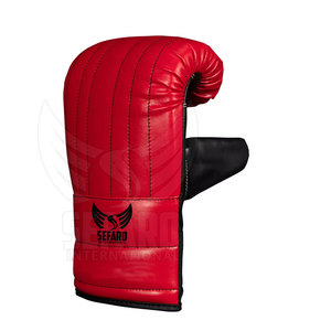 Gants de boxe de couleur unie fabriqués au Pakistan, service OEM, faible MOQ - Product Image 2