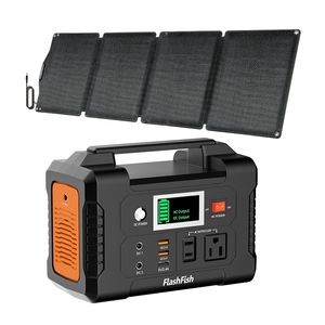 Stazione di Alimentazione Portatile 200W con Generatore Solare 40800mAh e Pannello Solare Pieghevole ETFE 60W 18V, Caricatore Solare Portatile 8000mAh - Product Image 1