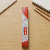 Regla Recta Transparente Vikas de 30 cm, Plástico Resistente, No Plegable, Escala de Medición, para Estudiantes, Escuela, Universidad, Suministro Directo de Fábrica