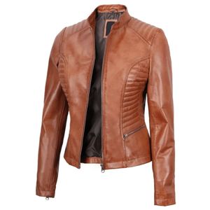 Custom Design Fashionable <b>Leather</b> <b>Jacket</b> For Women OEM Wholesale Comfortable Stylish Casual Street Wear Genuine <b>Leather</b> <b>Jacket</b> - Product Image 6