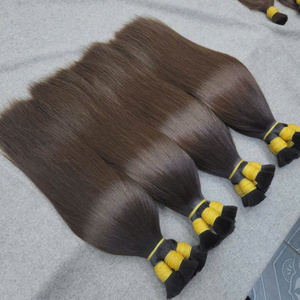 ผมเวอร์จินเวียดนาม Dream Hair T05 น้ำหนัก 100 กรัม แบบม้วนเป็นช่อ ถักสองชั้น ปลายผมเรียงเส้นอย่างดี ทนความร้อน ยืดได้ทุกสี - Product Image 4