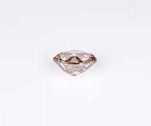 Bague de fiançailles et de mariage en diamant de laboratoire de 2,5 carats, couleur champagne fantaisie, taille Asscher, certifiée IGI - Product Image 3