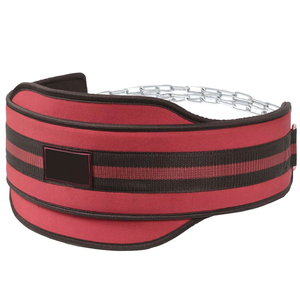Reasonable price weightlifting <b>belt</b> Dipping <b>belt</b> with steel chain Nylon gym fitness <b>belt</b> Weighted <b>belt</b> for pull-ups Fitness Gear - Product Image 3