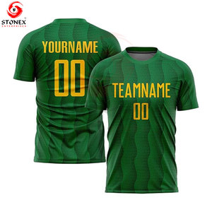 เสื้อฟุตบอลแบบกำหนดเองได้เองสำหรับทุกเพศ แห้งเร็ว ชุดฟุตบอลแบบสั้น พิมพ์ลายแบบ Sublimation เต็มตัว ชุดทีม ขายส่งชุดกีฬา - Product Image 5