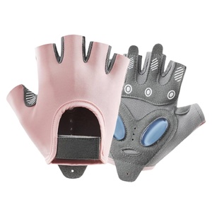 Gants en cuir demi-doigts en néoprène unisexes Gants d'entraînement de fitness pour hommes et femmes dans les sports de gymnastique - Product Image 2