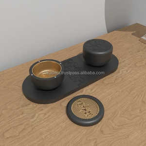 Mabkhara élégante pour la fragrance d'intérieur, Ramadan Kareem et célébrations de l'Aïd, porte-encens arabe en bois fait main exclusif - Product Image 6