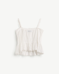Camiseta sin mangas de algodón 100% de alta calidad para mujer, transpirable, con botones, cuello en V, largo regular, patrón liso, para uso diario. - Product Image 6