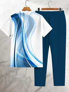 Conjuntos Deportivos de Verano para Hombre, 100% Algodón, Corte Regular, Ropa Casual Ligera para Entrenamiento, Nueva Colección al por Mayor - Product Image 2