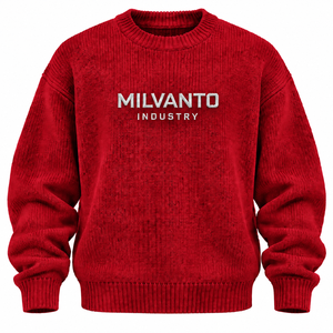 Pull en tricot gris personnalisé avec logo pour homme, col rond, manches longues, pull en tricot de qualité supérieure pour homme, pull pour femme - Product Image 6