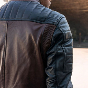 Men's Spring Fall Casual Windbreaker Motorbike <b>Jacket</b> New Design Stand Collar Top Quality Cotton <b>Canvas</b> <b>Jackets</b> for Men - Product Image 6