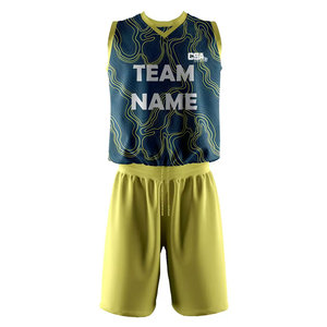 Tenue de volley-ball pour hommes, respirante et anti-transpiration, maillot et short pour volley-ball en salle et en extérieur - Product Image 1