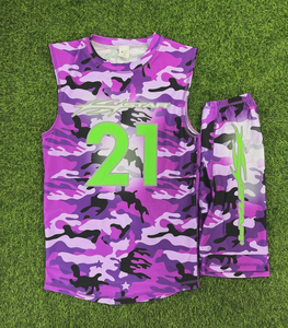Ensemble d'uniformes de football américain 7v7 pour hommes à prix réduit – Personnalisation nom et numéros d'équipe – Polyester Spandex – Sublimation par transfert thermique – Respirant et séchage rapide - Product Image 5