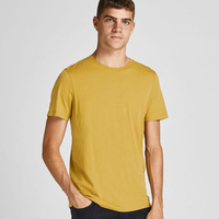 Topverkochte Heren T-shirts van hoge kwaliteit, op maat ontworpen met bloemenpatroon, ademend, sneldrogend, 100% biologisch katoen, aanbieding