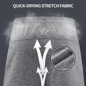 Men's Solid Performance <b>Shorts</b> Breathable Quick Dry <b>Technical</b> Fabric Lightweight Gym Running Training Athletic <b>Shorts</b> with - Product Image 4