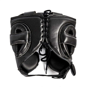Protège-tête de boxe intégral en cuir de vachette, équipement d'entraînement de protection unisexe, protège-tête de boxe intégral avec barre de protection des joues - Product Image 5