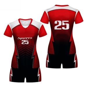 Uniformes de Voleibol Personalizados Hechos en Fábrica, Ropa Deportiva para Equipos, Sublimación Profesional, Uniforme de Voleibol de Alta Calidad para Adultos - Product Image 1