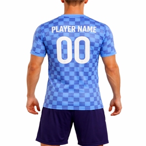 Ensemble maillot et short de sport personnalisés pour hommes – Tenue de sport unie sur mesure pour équipes - Product Image 2