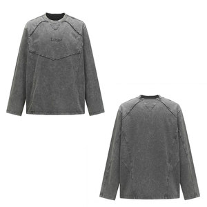 เสื้อยืดผู้ชายทำจากผ้าฝ้าย 100% สำหรับขาย ไซส์ผู้ใหญ่ สไตล์ไฮสตรีท เหมาะสำหรับใส่กลางแจ้ง - Product Image 3