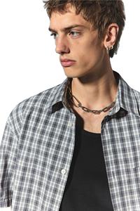 เสื้อเชิ๊ตแขนสั้นเข้ารูปสำหรับผู้ชายเสื้อเชิ้ตมีกระเป๋าหน้าอกด้านหน้าผ้าคอตตอนเนื้อนุ่ม100% คุณภาพสูงระบายอากาศได้แบบทันสมัย - Product Image 3