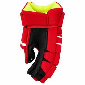 Guantes de Hockey sobre Hielo IBERIA Premium Rojos con Acolchado Protector, Guantes para Jugadores de Hockey, Personalizados, OEM, Venta al Por Mayor - Product Image 3