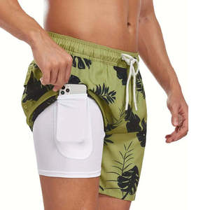 Pantalones Cortos Deportivos Personalizados para Hombre, Tela Oxford Sólida de 240g, Cintura Media, Estilo Urbano, Cierre con Botones y Logotipo Frontal, Impresión por Sublimación - Product Image 3