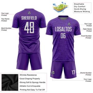 Conjuntos de Uniformes de Fútbol Sublimados Transpirables, Camisetas de Fútbol Personalizadas para Equipos, Verde Blanco, Kit Juvenil para Hombre - Product Image 6