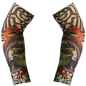 Manchons de compression pour le cyclisme et le sport en polyester et élasthanne anti-UV de qualité supérieure pour hommes, avec logo de l'entreprise - Product Image 6