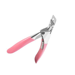 Coupe-ongles en acrylique professionnel en acier inoxydable rose pour faux ongles en forme de U – Vente en gros - Product Image 5