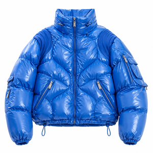 Men's Premium Down Alternative Puffer <b>Jacket</b> Custom <b>Winter</b> Outerwear OEM Factory - Product Image 4