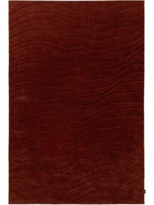 Custom Modern Geometric red Wool Rug Hand Tufted Abstract Carpet Designer Floor <b>Mat</b> for Home Decor Living Room and Picnics - Product Image 2