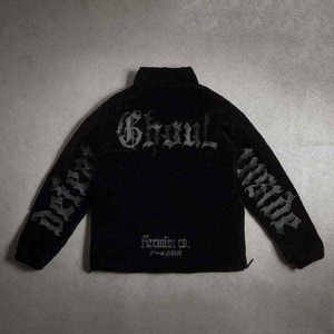 Cyberpunk <b>Techwear</b> <b>Jacket</b> Men's Tactical Streetwear Gothic Fleece Sherpa Winter Coat Multi-Pocket Hip Hop Windbreaker Outerwear - Product Image 4