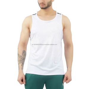 Latest High Quality Custom Made <b>Men</b> Tank <b>Tops</b> Perfect For Gym Fitness Casual Wear In Breathable Fabric Durable And Comfortable - Product Image 1