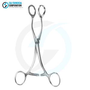 Pinzas Ovárias Manuales Doyen de Acero Inoxidable de Precisión, Herramienta Médica con Certificación CE, Instrumento Quirúrgico de Clase II Diseñado para - Product Image 1