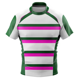 Camiseta de Rugby Personalizada, Talla Grande, Unisex, Transpirable, Antibacteriana, Diseña Tu Propio Equipo/Jersey/Uniforme de Liga - Product Image 1