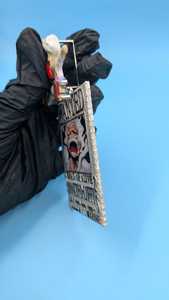 Colgante de llavero con póster de búsqueda de Monkey D. Luffy, de plata 925, estilo Hip Hop, con moissanita VVS, personalizable con nombre e inicial. - Product Image 4