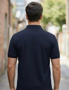 Polo con Bolsillo en el Pecho, Casual, para Hombre, Corte Relajado, Manga Corta - Product Image 1