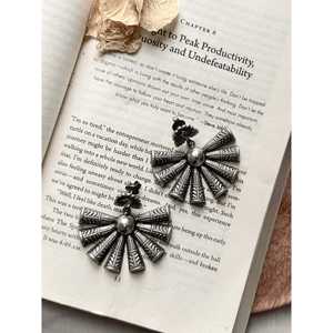 Meera Jaipur Akula Silver <b>Fashion</b> <b>Earrings</b> - Product Image 4