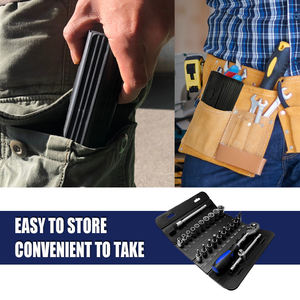 Professional 23-Piece CR-V Steel <b>Socket</b> and HBS Hand Tool Kit LEMATEC LE-RF2231 Case Packaging for Workshop & Home Use Taiwan - Product Image 6